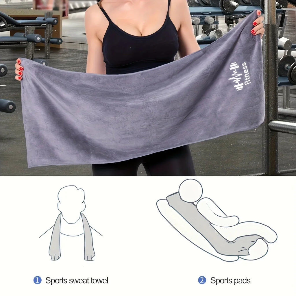 Sports Towel 40 15 7 Modern Soft Polyester Fitness Pocket Absorbent