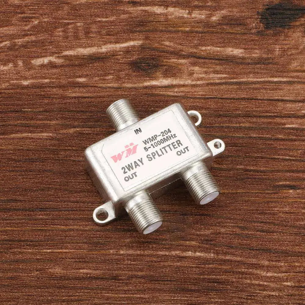 2-Way Coaxial Cable Splitter – TV Antenna & CATV 5-1000MHz