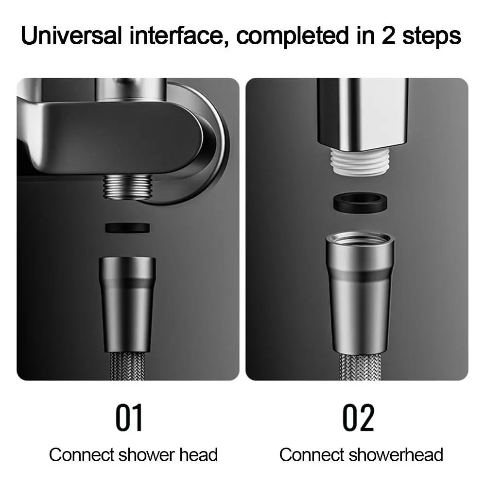 1 5 2 Meter Handheld Shower Hose Universal Interface Anti Winding
