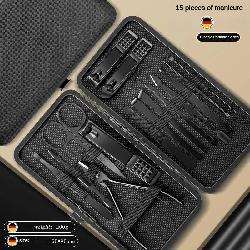 Stainless Steel Nail Clipper Set – 8 to 24 Pcs Travel Kit