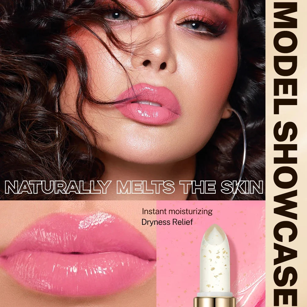 QiBest Glitter Color Changing Lipstick | Moisturizing Lip Stain