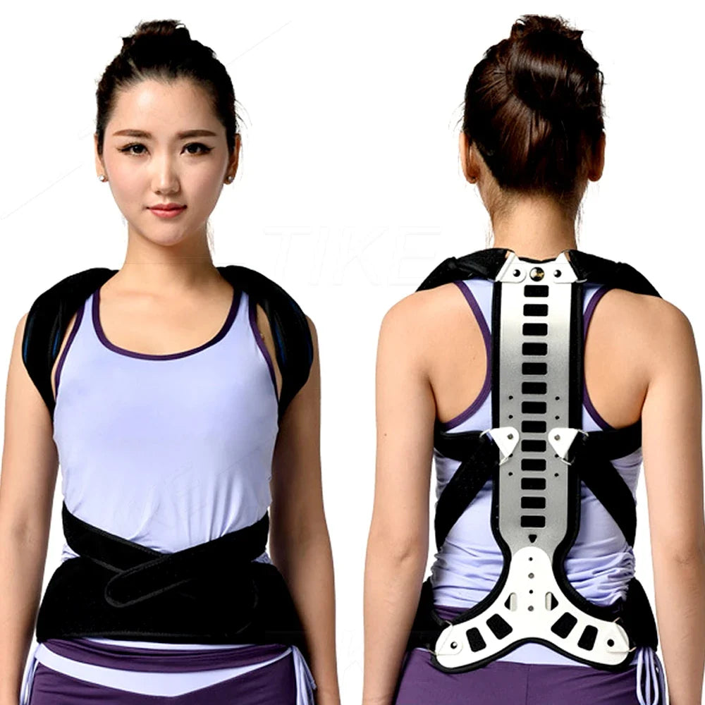 Aluminum Lumbar Back Posture Corrector Brace | Spinal Support