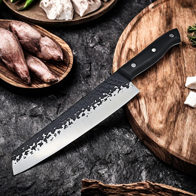 Handmade Japanese Chef Knife – Kiritsuke & Nakiri Full Tang