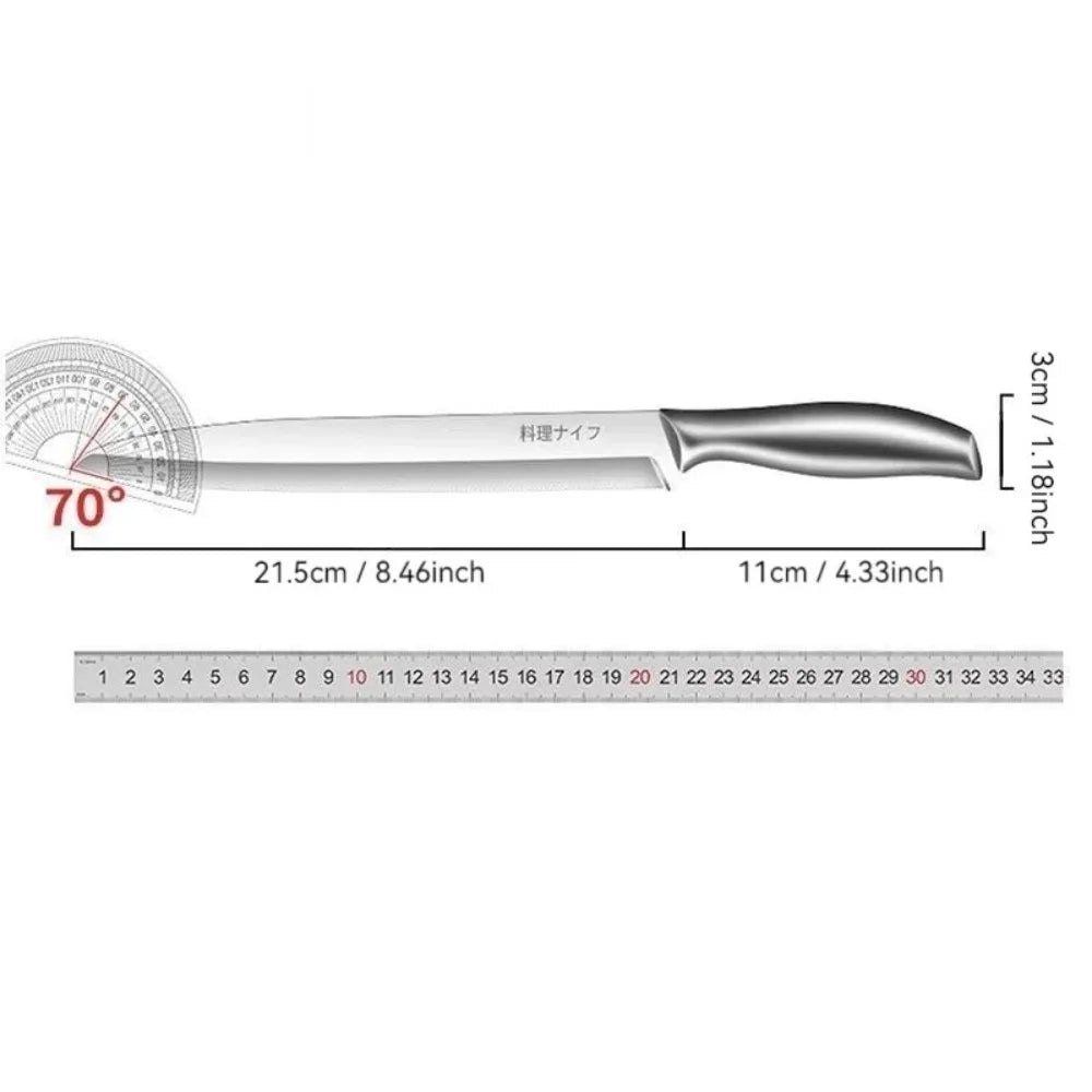 PLYS Japanese Sashimi Knife – Sharp Stainless Steel Slicer