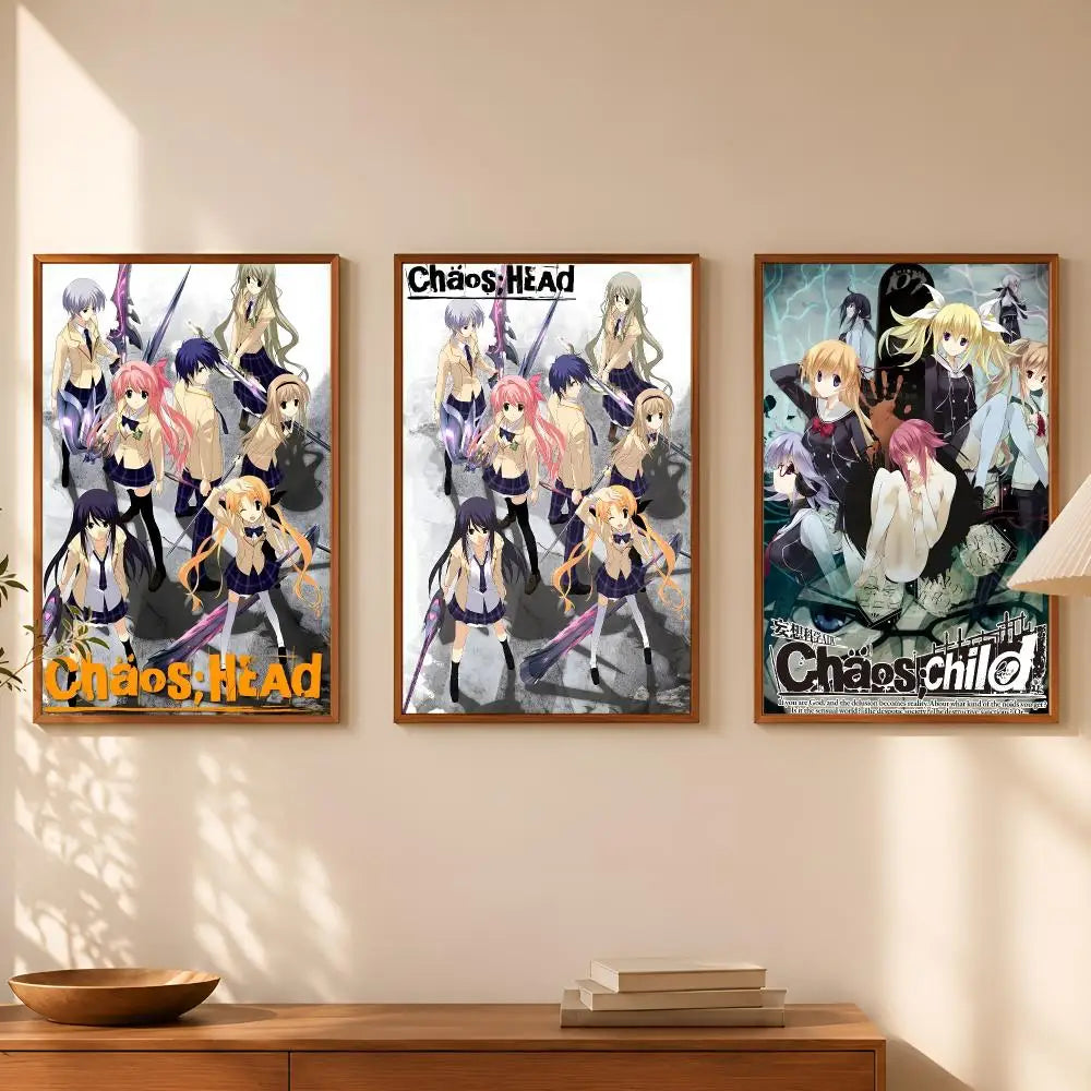 Chaos;Head Anime Self-Stick HD Wall Poster – Waterproof