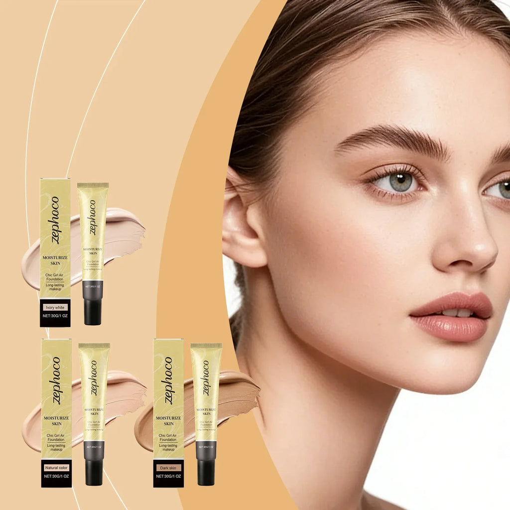 Zephoco Concealing Foundation – Lightweight & Long-Lasting Wear