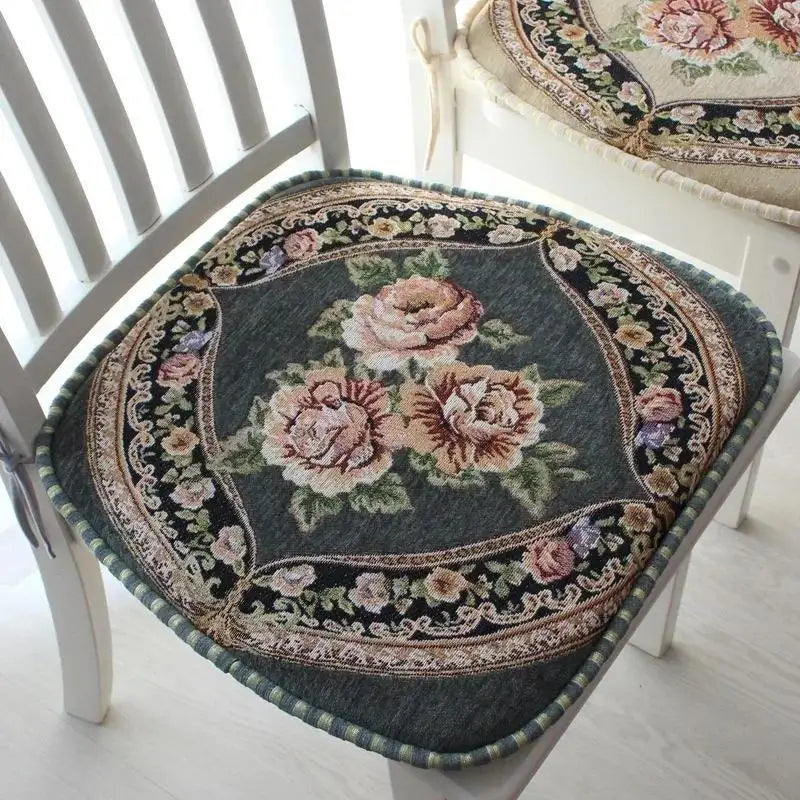 European Thick Dining Chair Cushion – Anti-Slip Soft Seat Pad