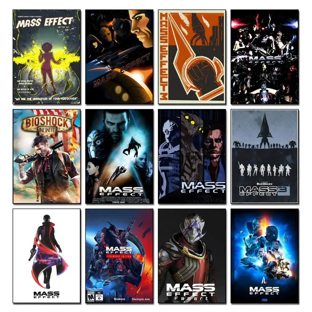 Mass Effect Legendary Edition HD Wall Poster | Gaming Decor