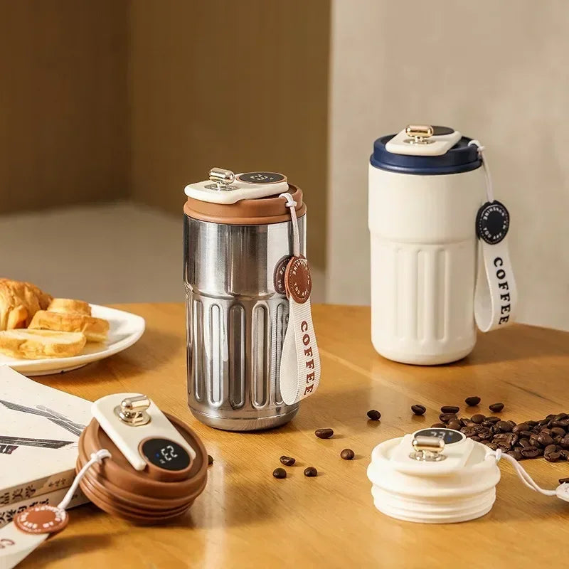 Vacuum Insulated Thermos Mug | LED Temp Display | 450ml