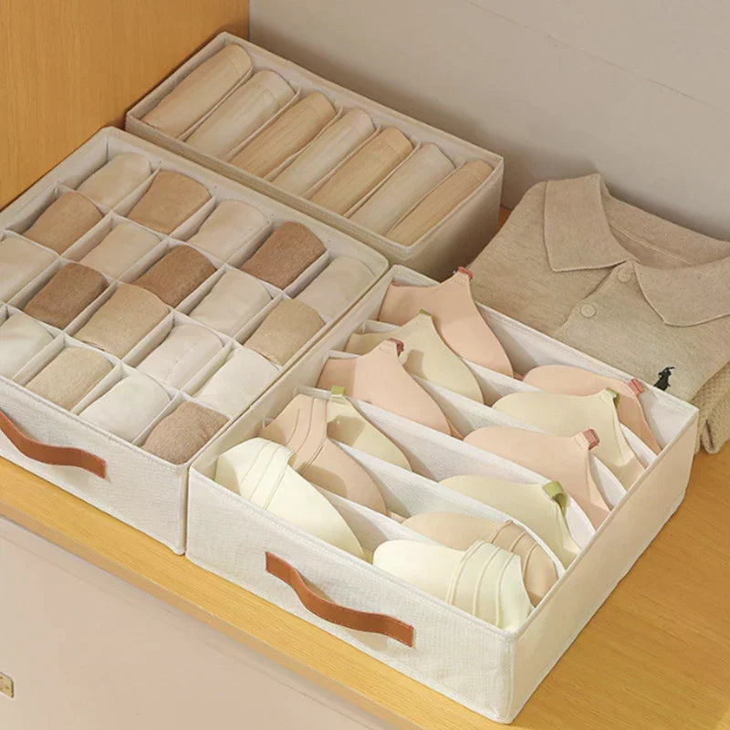 Folding Fabric Pants Storage Organizer & Drawer Divider