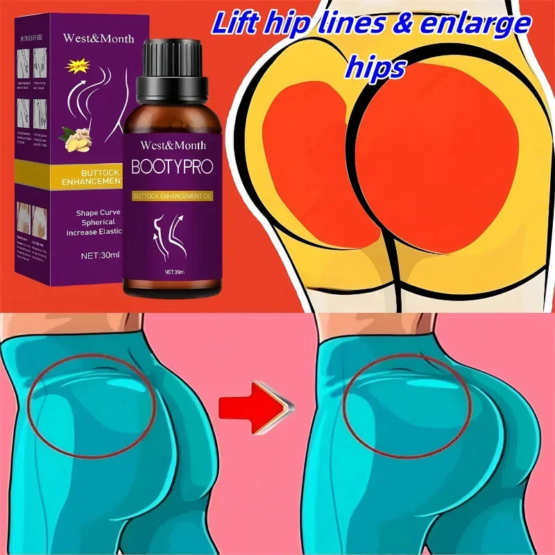 Hip Firming Lifting Body Oil – Ginger Botanical Shaping Cream