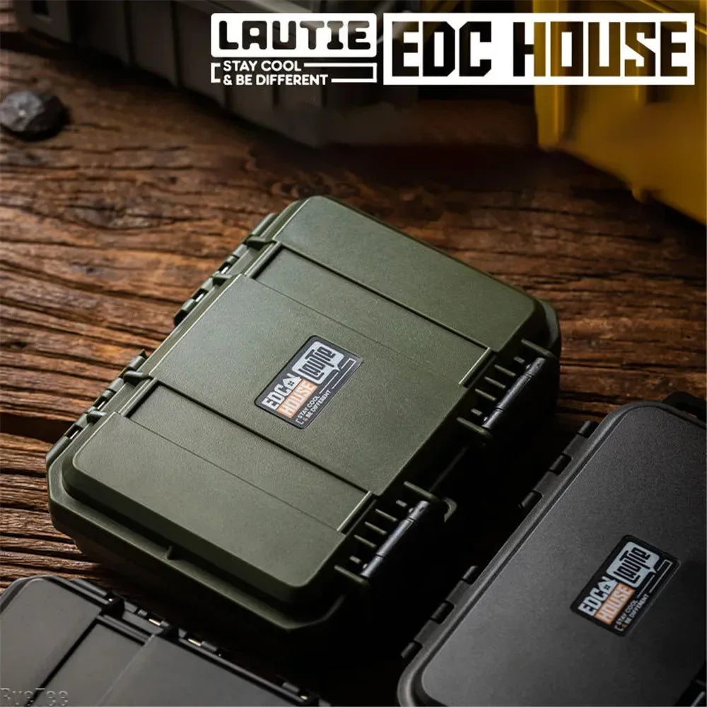 Waterproof EDC Tool Box Organizer with Foam | Shockproof Case