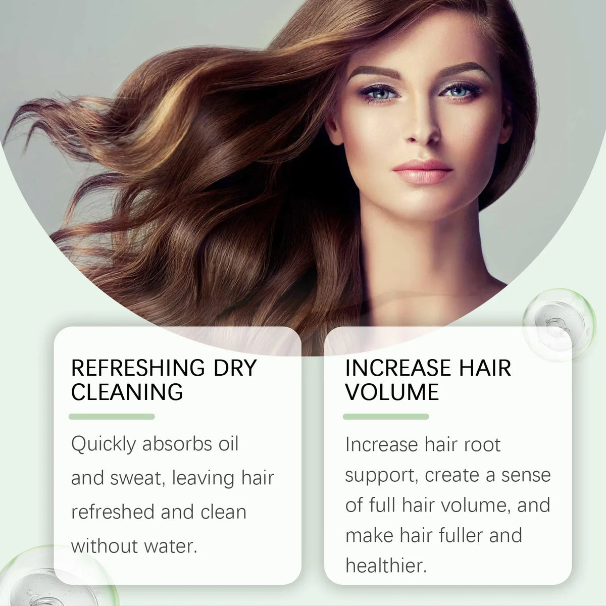 OUHOE Dry Shampoo 80g | Oil Control, Volume & Scalp Care