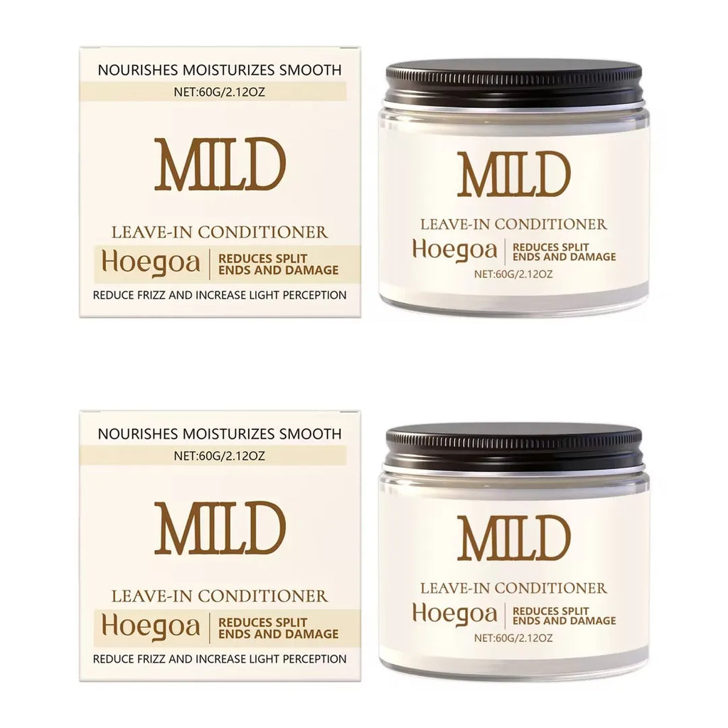 HOEGOA Leave-In Hair Cream – Anti-Frizz Moisturizer 60g