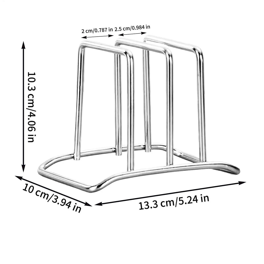 Cutting Board Holder Stand Stainless Steel Organizer Cookie Sheet