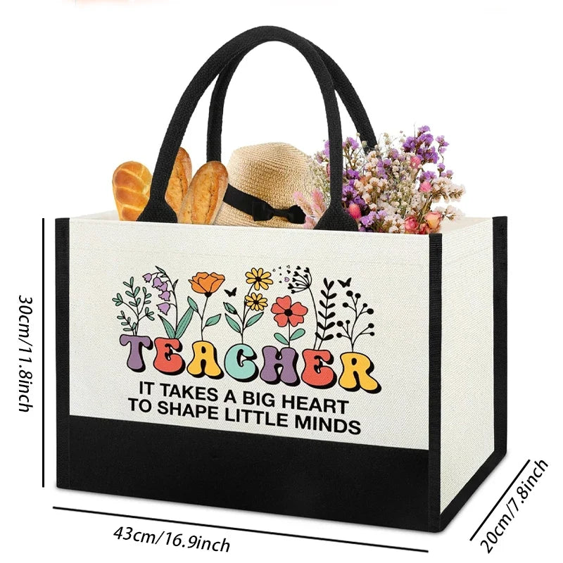 Teacher Appreciation Tote Bag – Thank You Gift for Women