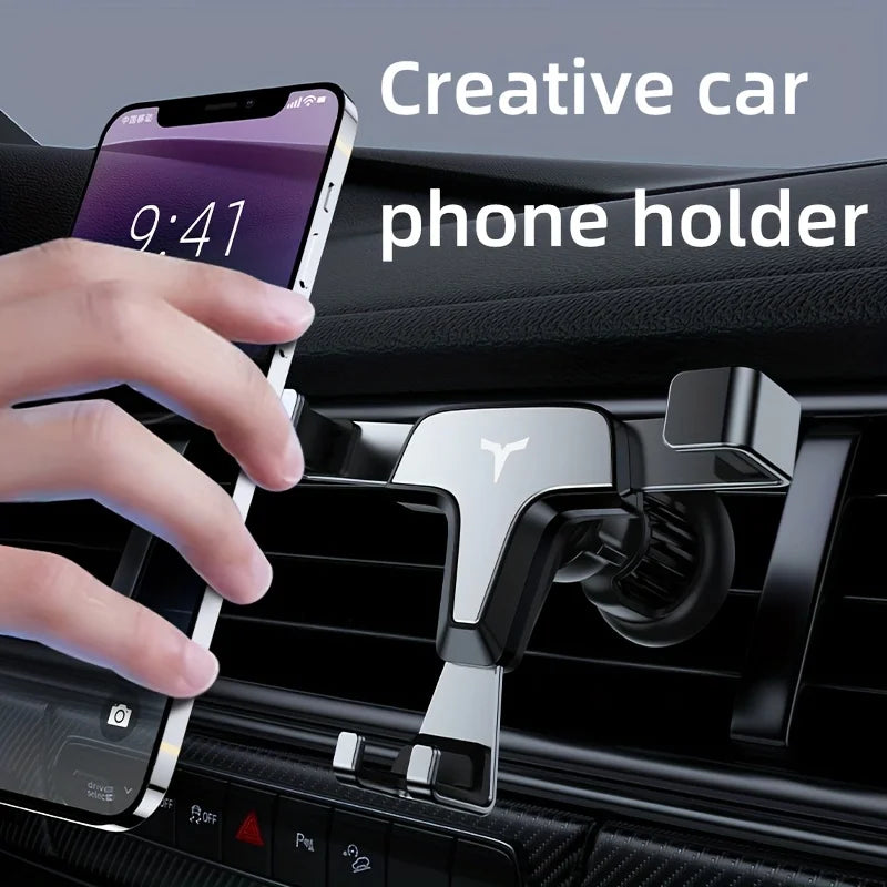 Gravity Car Air Vent Phone Holder – Universal 360° Aluminum