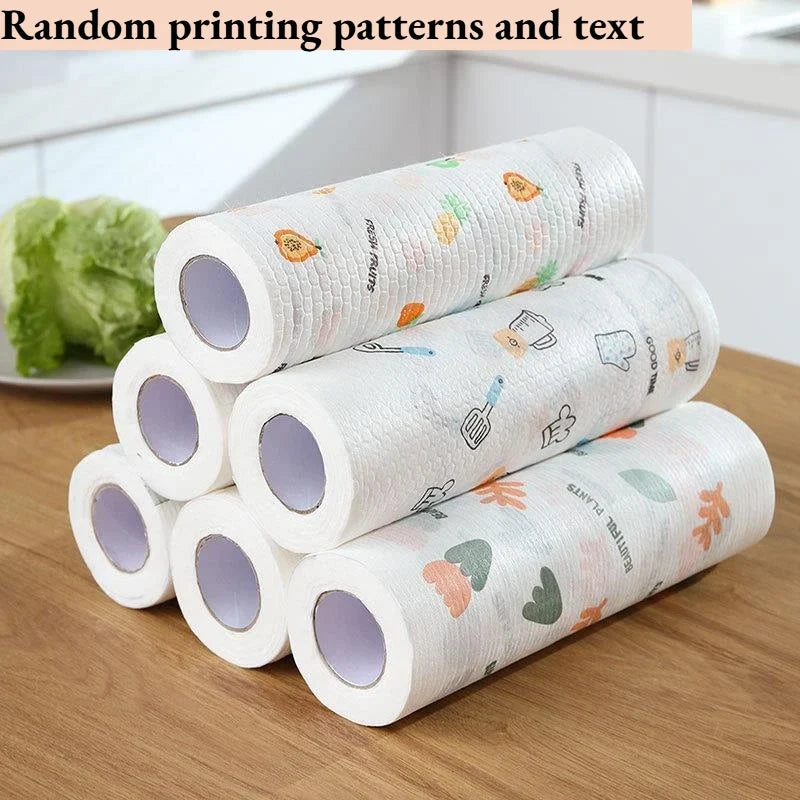 Disposable Kitchen Cleaning Cloths – Thickened Oil & Water Absorbing