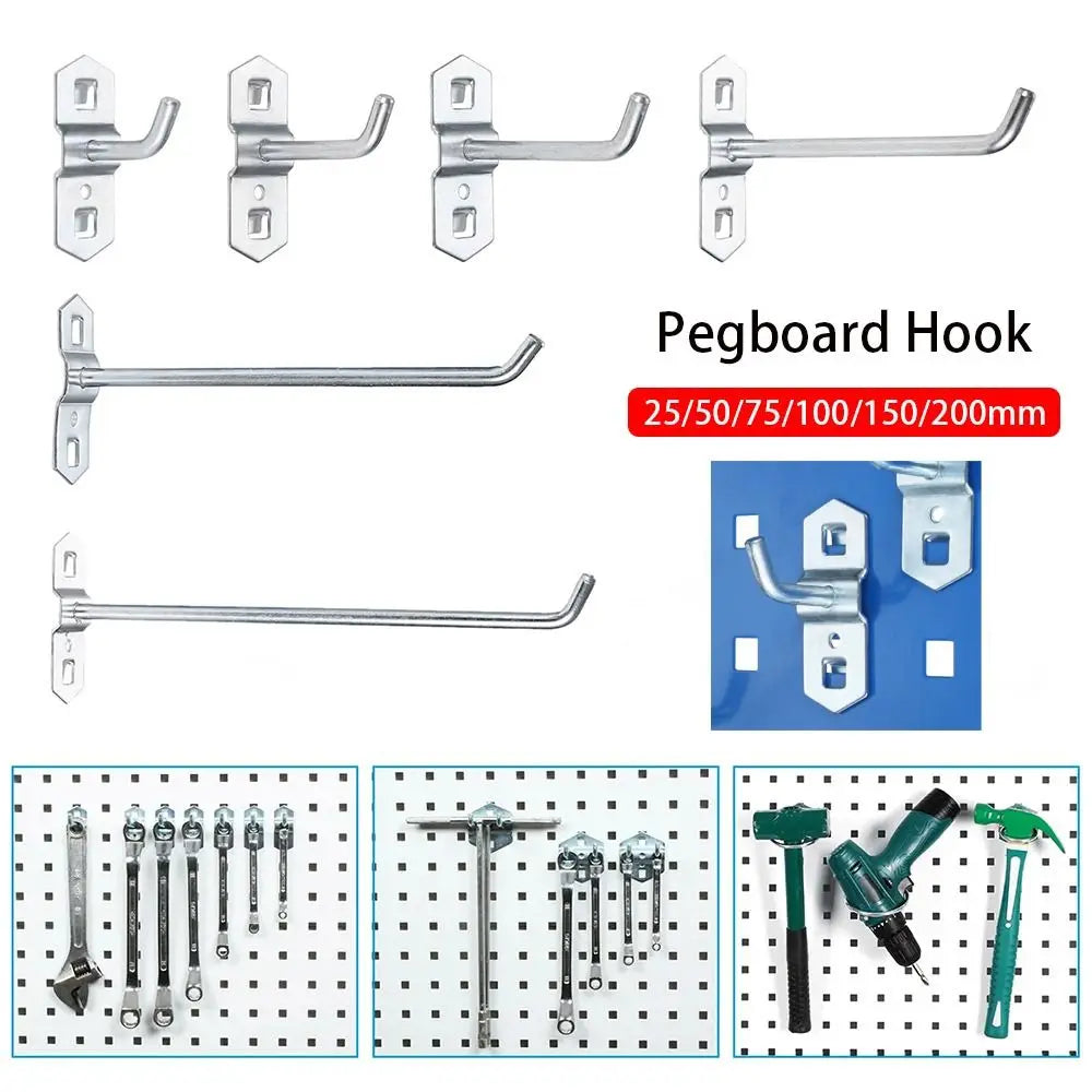 Wall Mount Square Hole Hook Durable Storage Rack 25 50 75 100 150
