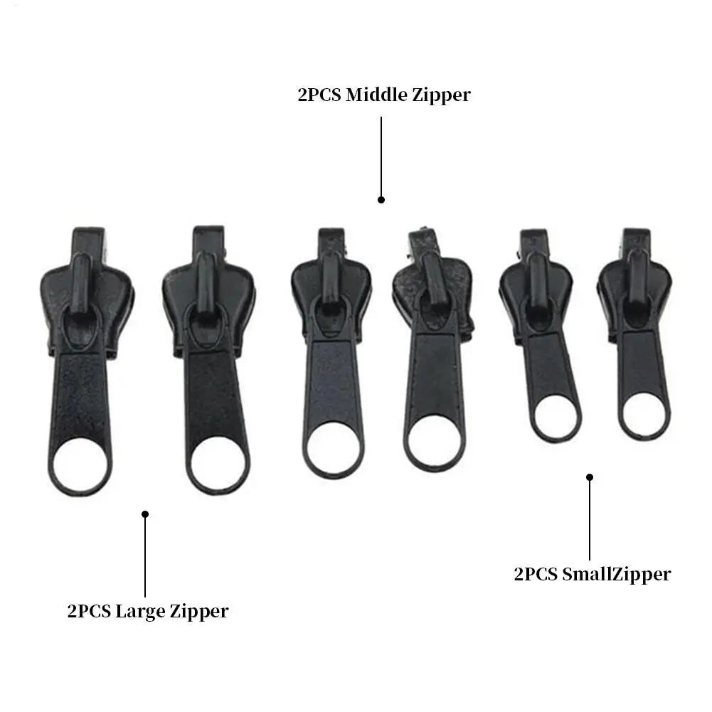 Zipper Replacement Pull Slider Fixer Parts DIY Crafts Zip Repair 3 5