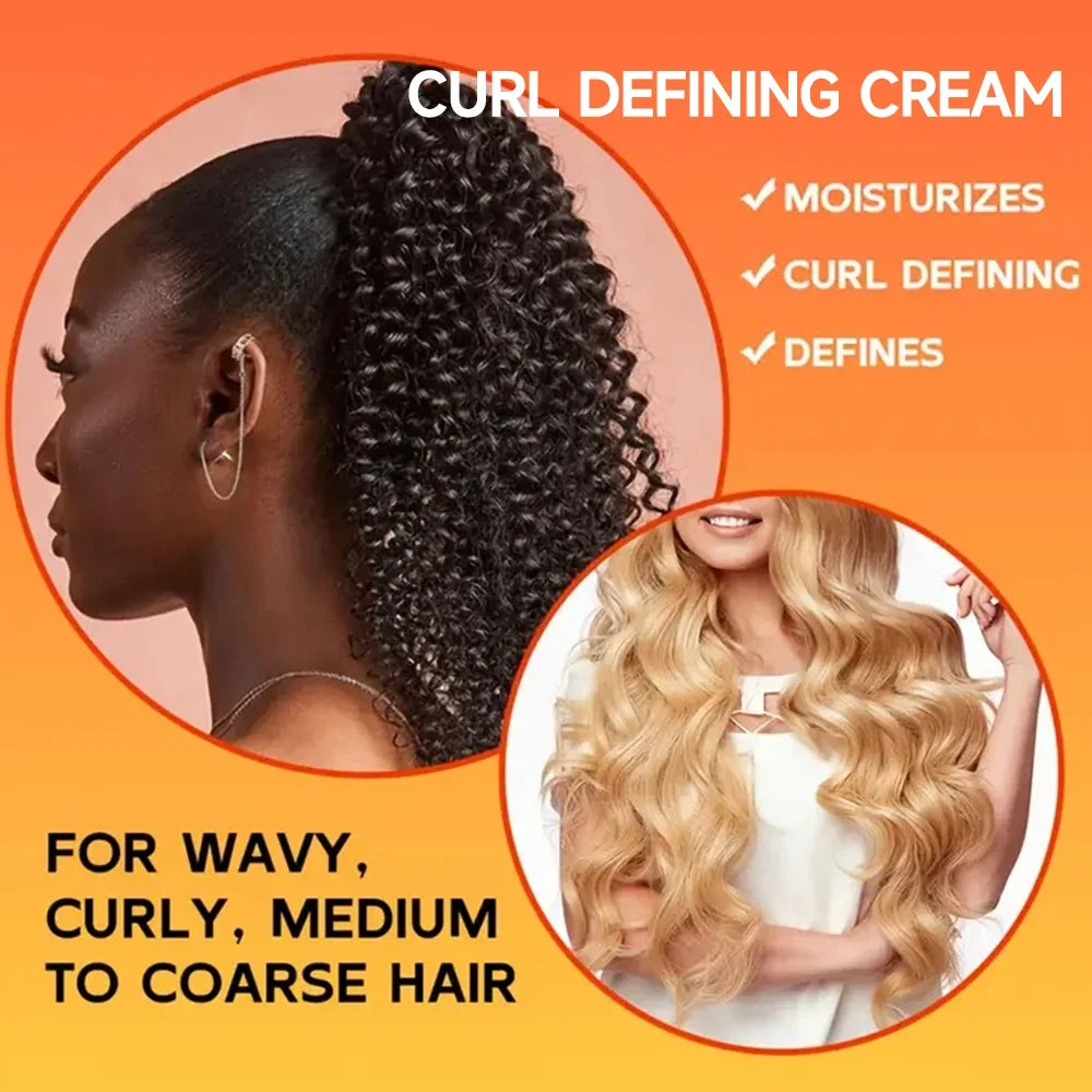YOUNGCOME 7-in-1 Curl Defining Cream – Curly & Wavy Hair