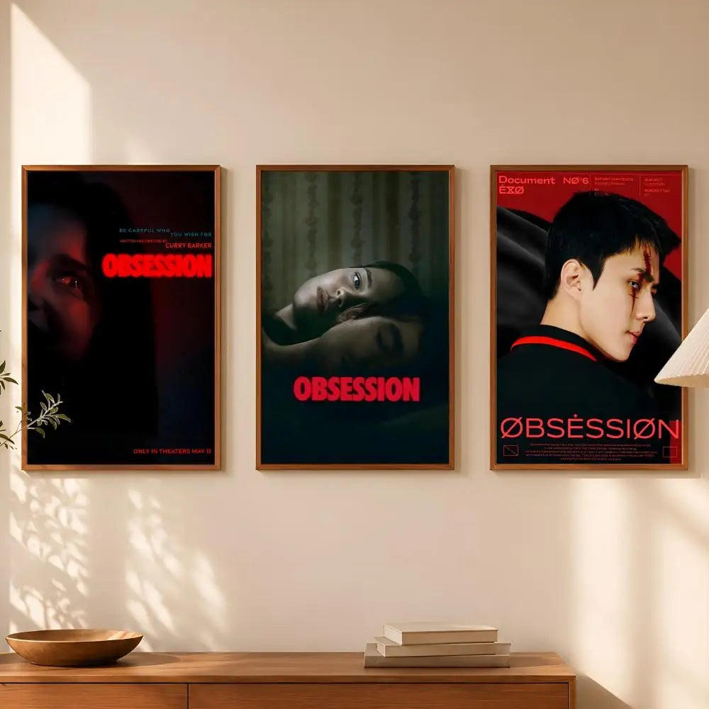 Movie Obsession Self-Stick HD Wall Art Poster | Waterproof Decor