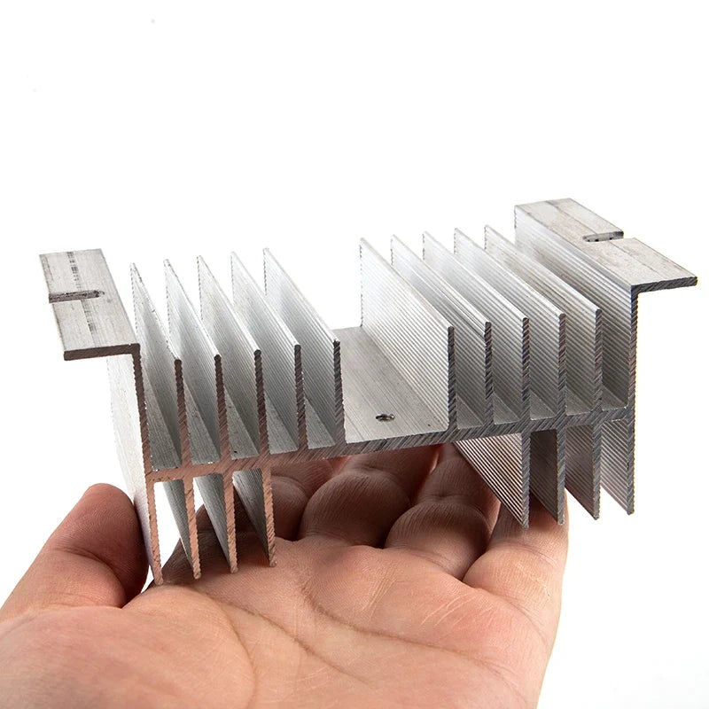 Aluminum Single Phase Solid State Relay SSR Heat Sink Base Radiator