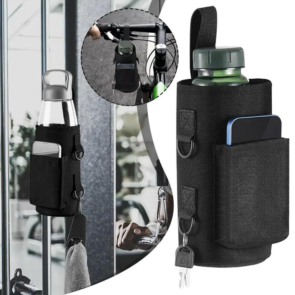 Magnetic Gym Bag – Water Bottle Carrier with Phone Pocket