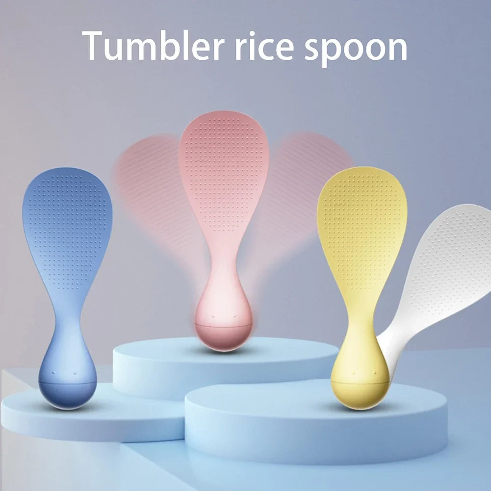 Non-Stick Self-Standing Rice Spoon | Food-Grade PP Serving Spoon