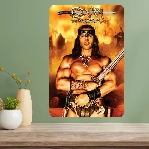 Conan the Barbarian Classic Movie Metal Poster Sign