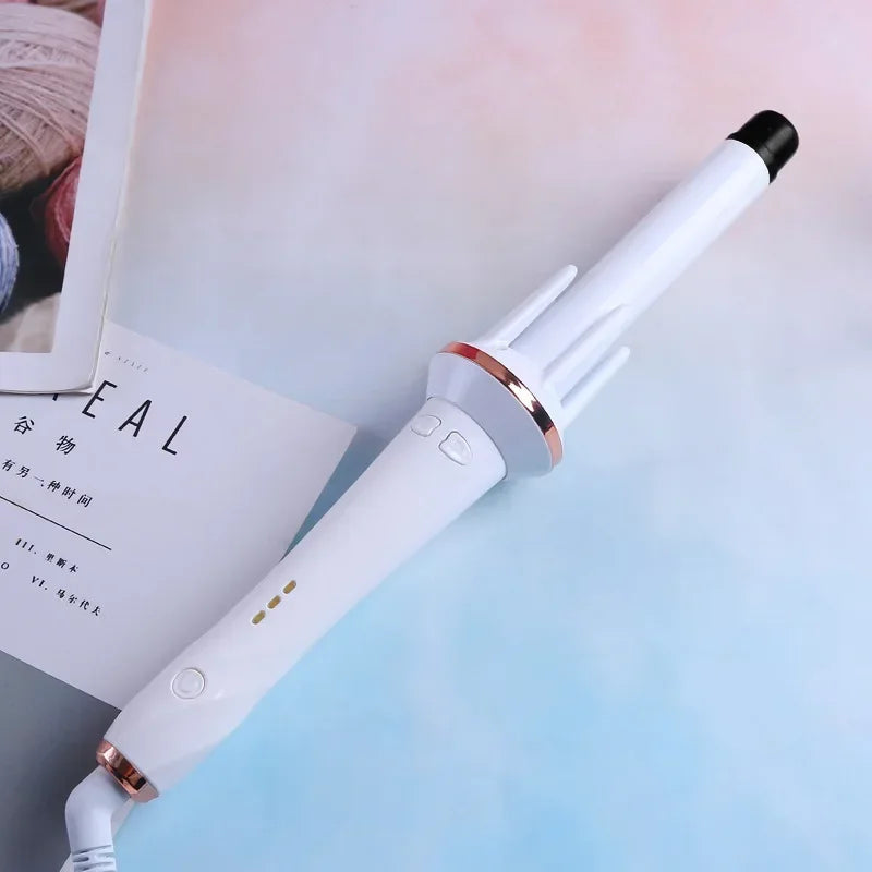 28mm Auto Rotating Ceramic Curling Iron | Negative Ion Wand