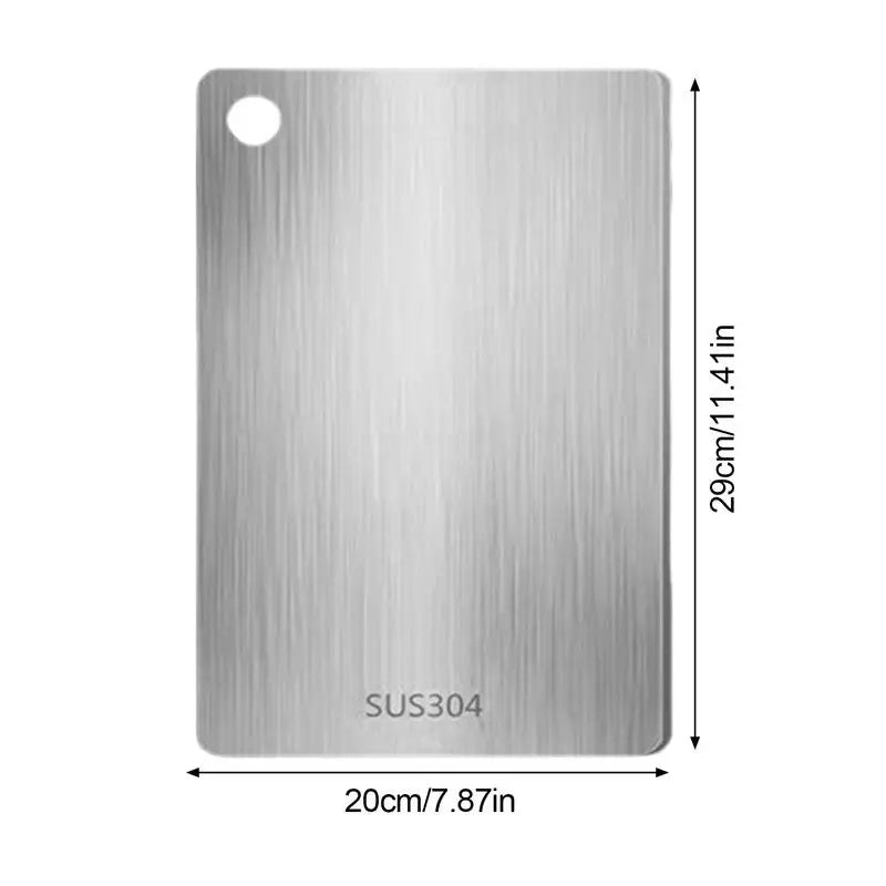 Cutting Board Double-sided Metal Easy Grip Baking Countertop Kitchen