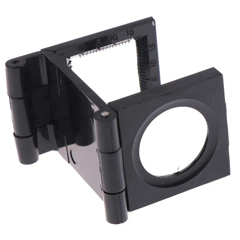 10X Folding Magnifier Loupe with Scale – 28mm Lens Tool