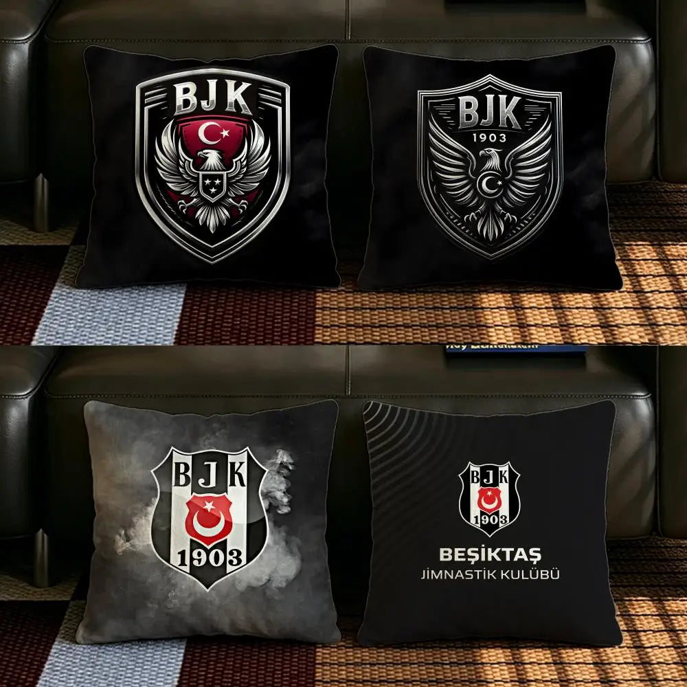 Besiktas JK Linen Cushion Cover – Sofa, Bedroom & Chair Décor