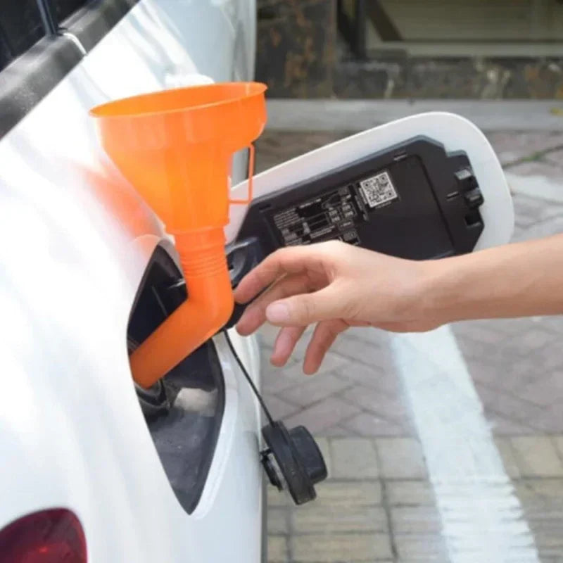Motorcycle & Car Refueling Funnel with Filter | Long Mouth