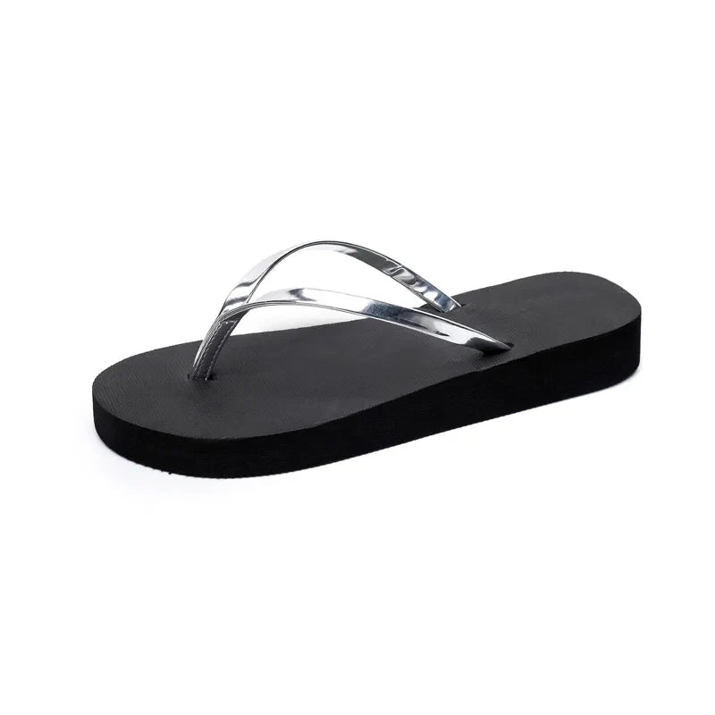 Women's Flat Flip Flop Slippers | Lightweight EVA Indoor Slides