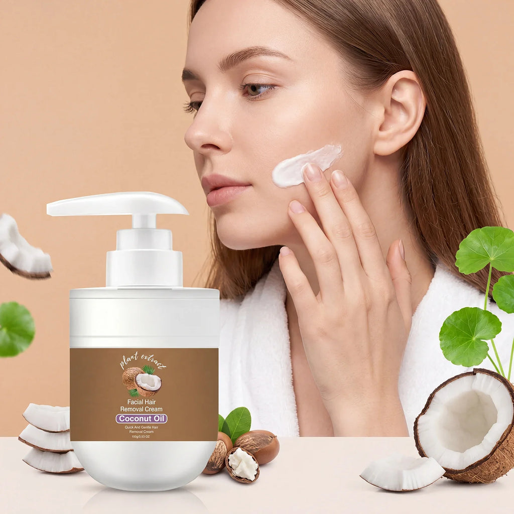 Gentle Hair Removal Cream for Face & Body – No Irritation