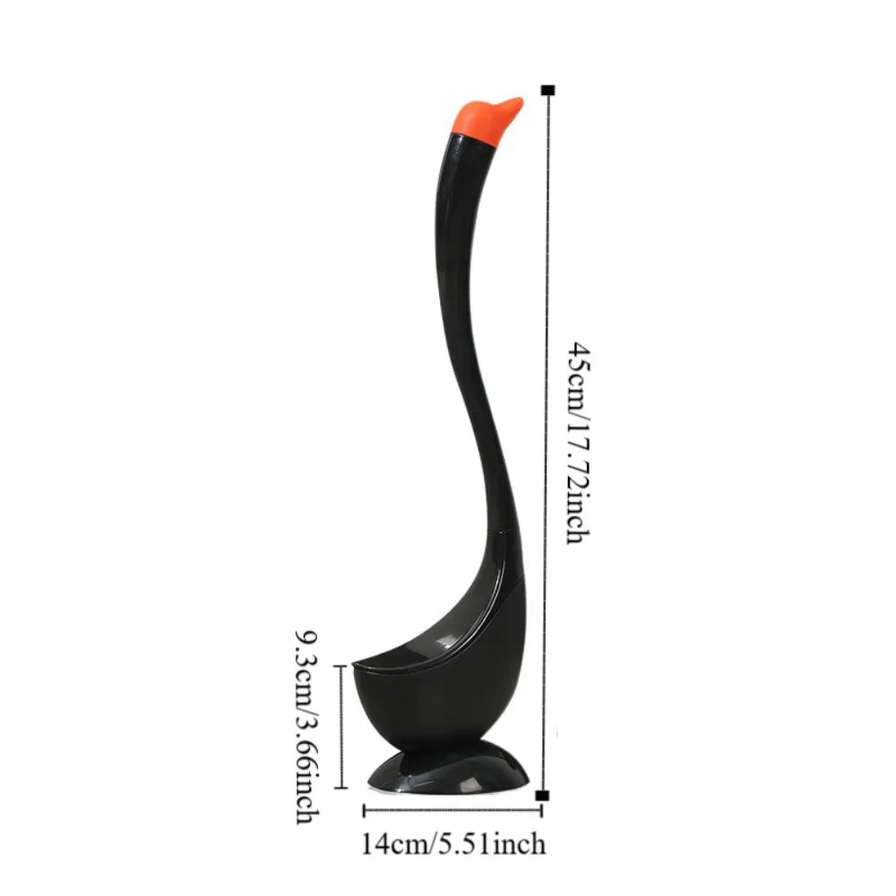 Swan Toilet Brush Set – Cute Long-Handle Bathroom Cleaner
