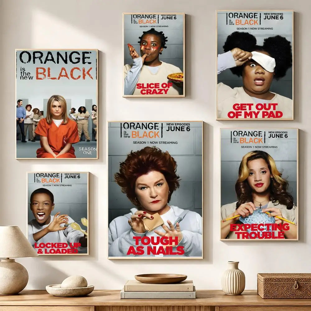 Orange Is the New Black Poster – HD Waterproof Wall Sticker