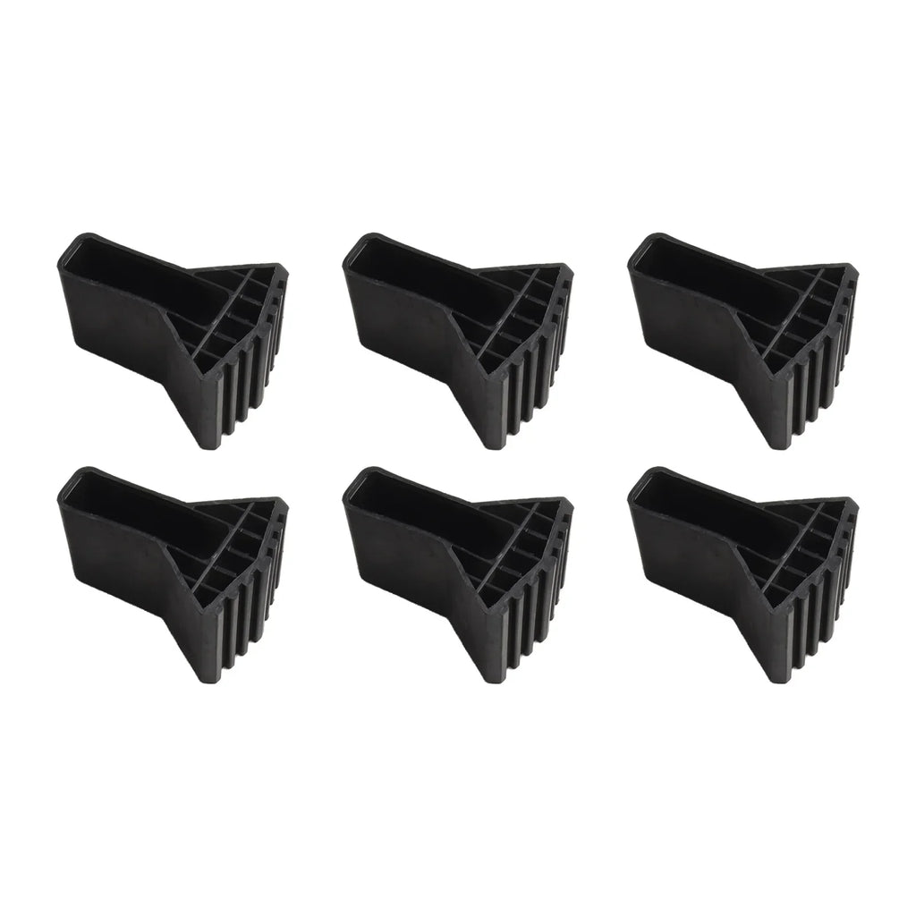 Non-Slip Rubber Ladder Feet Pads & Furniture Protectors 4/6 Pcs