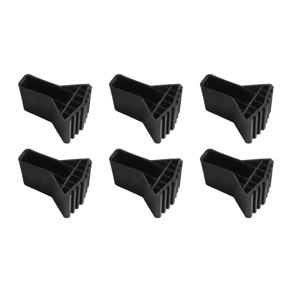 Non-Slip Rubber Ladder Feet Pads & Furniture Protectors 4/6 Pcs