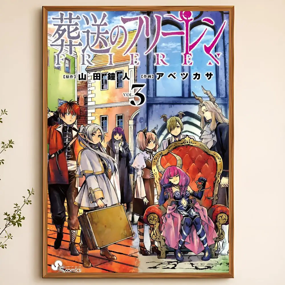 Sousou no Frieren Anime Wall Poster – Waterproof Self-Adhesive