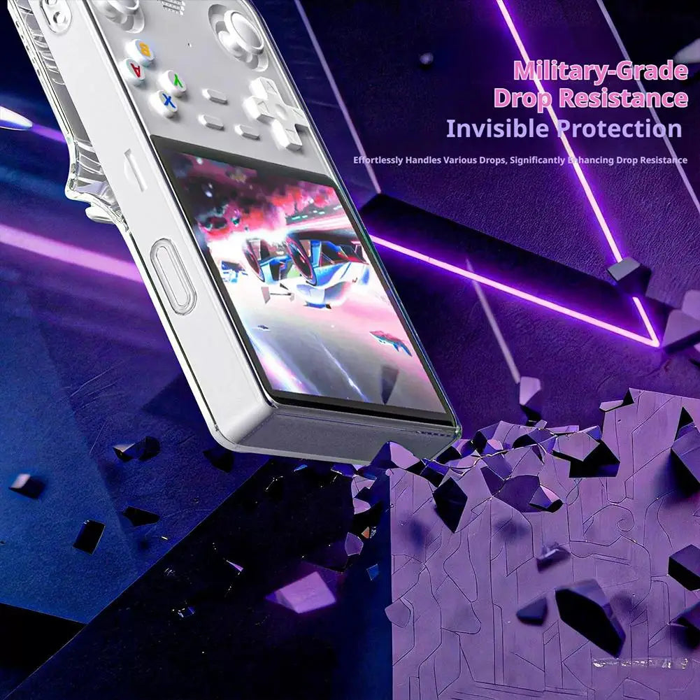 R36S Ultra Transparent Silicone Case – Shockproof & Scratch-Proof