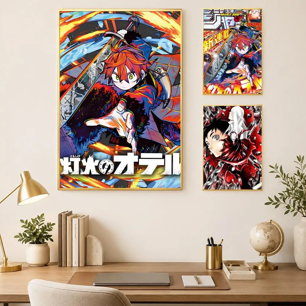 Deadman Wonderland Anime HD PVC Self-Stick Wall Poster