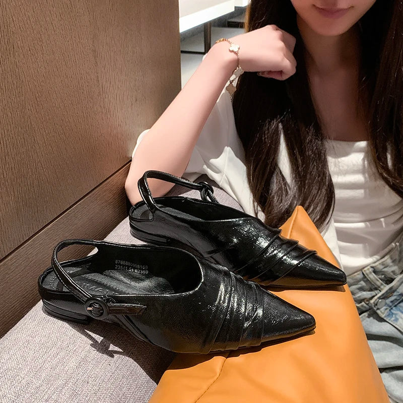 Women's Flat Lace-Up Boat Shoes – Elegant Casual Dress Flats