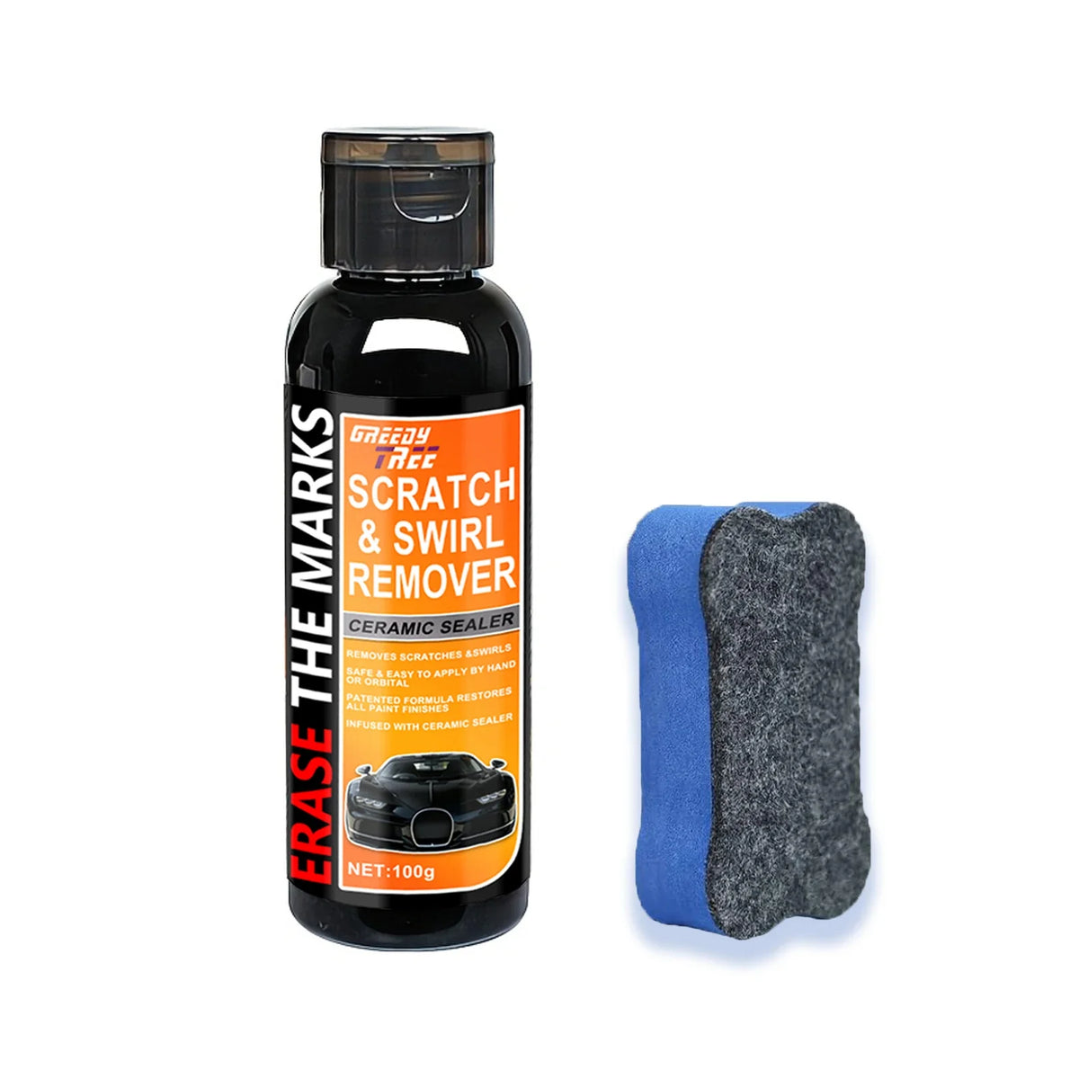 Car Scratch Repair Paste Kit – Nano Wax & Swirl Remover