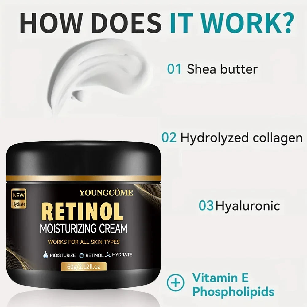 Men's Retinol Face Moisturizer Moisturizing Cream Anti-wrinkle Aging