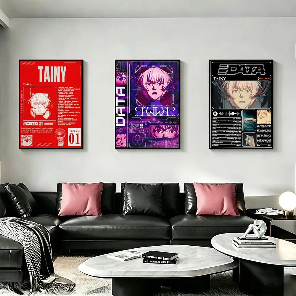 Tainy DATA Album HD Poster – Waterproof Wall Art Decor
