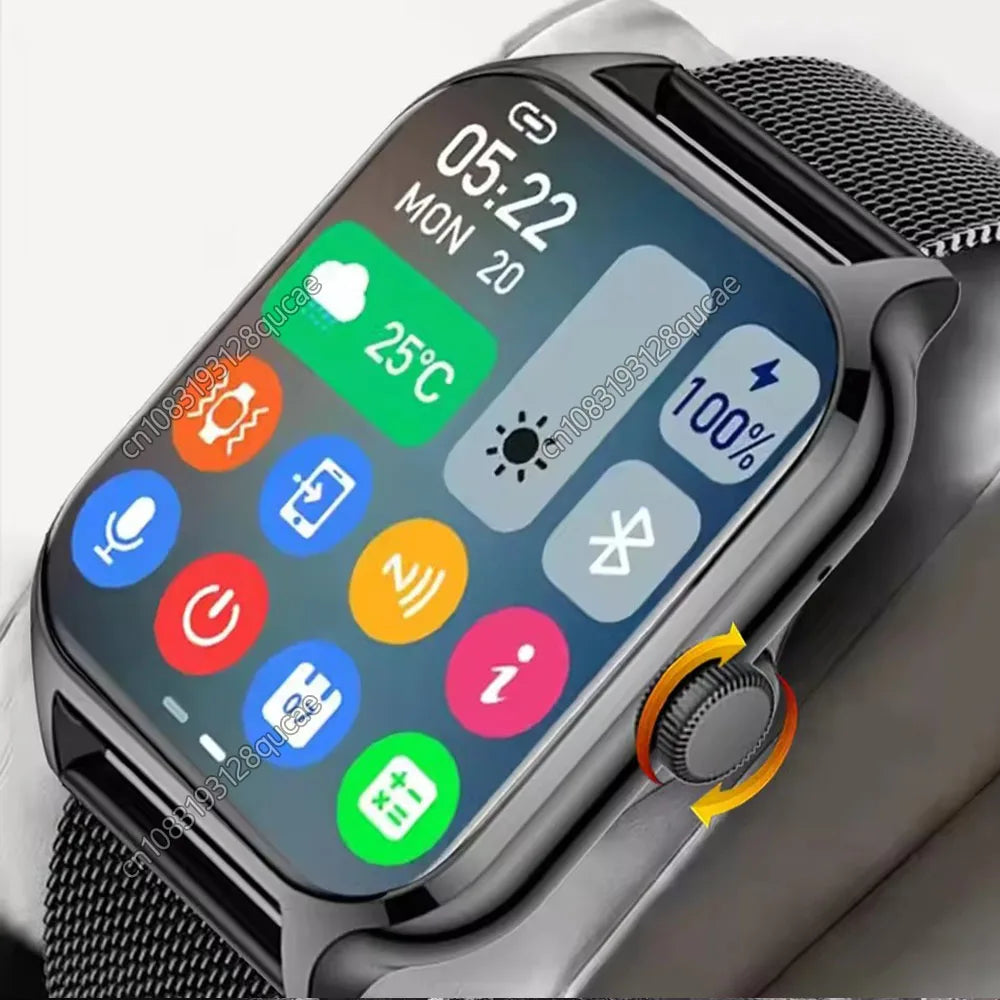 Military GPS Smart Watch – Bluetooth Calls, Fitness & HR Tracker