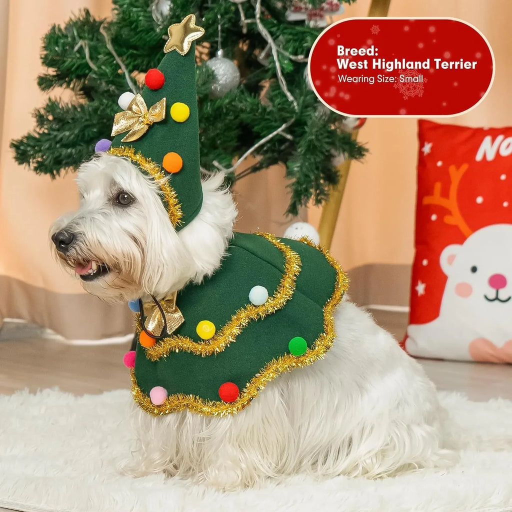 Dog Christmas Cape Cute Cat Costume Role-playing Party